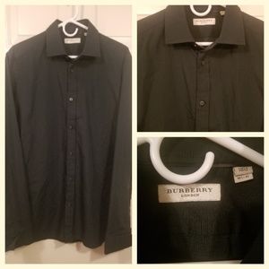 Burberry London Men's French Cuff Dress Shirt
